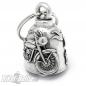 Preview: Live To Ride Biker-Bell mit Motorrad Chopper Glücksbringer Glocke Ride Bell Geschenk